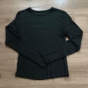 NUUDS Slinky Rib L/S Top LARGE Alpine